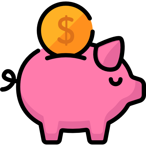 Piggy Bank icon to show Financial Assistance