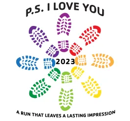 feet in a circle logo for PS I love you race