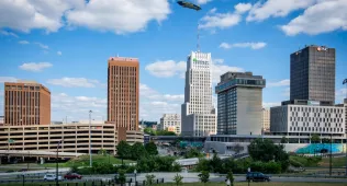 Skyline of Downtown Akron