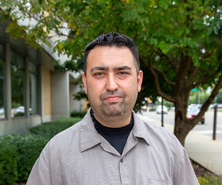 Will in a grey shirt