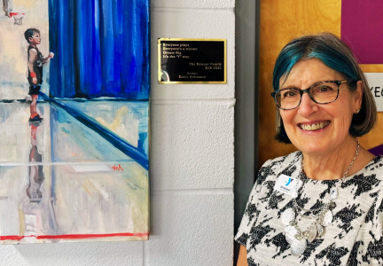 Jill Kolesar, President and CEO of Akron Area YMCA, at Riverfront YMCA