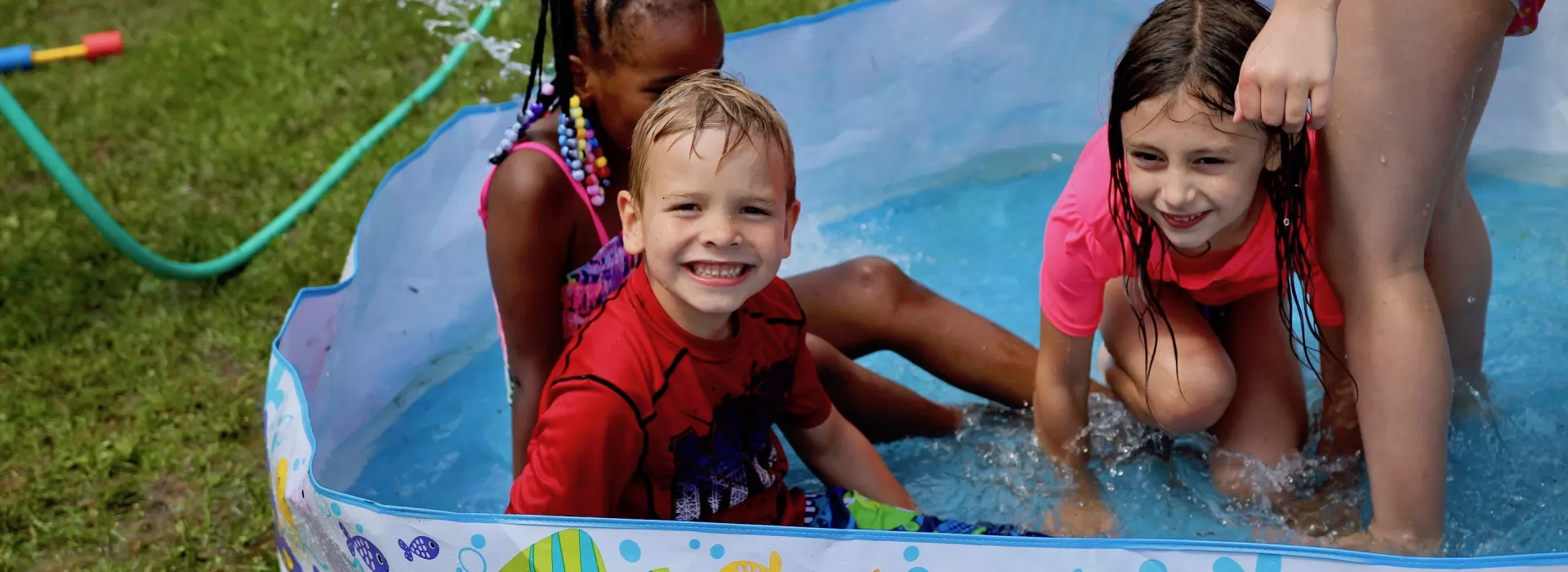 boy in pool