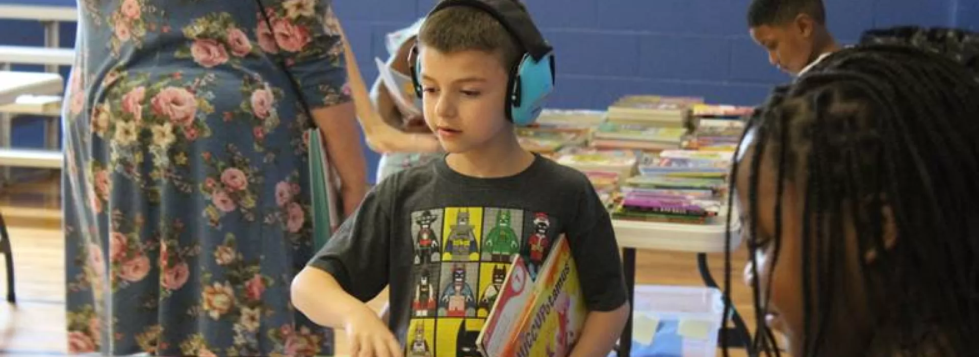 boy with headphones