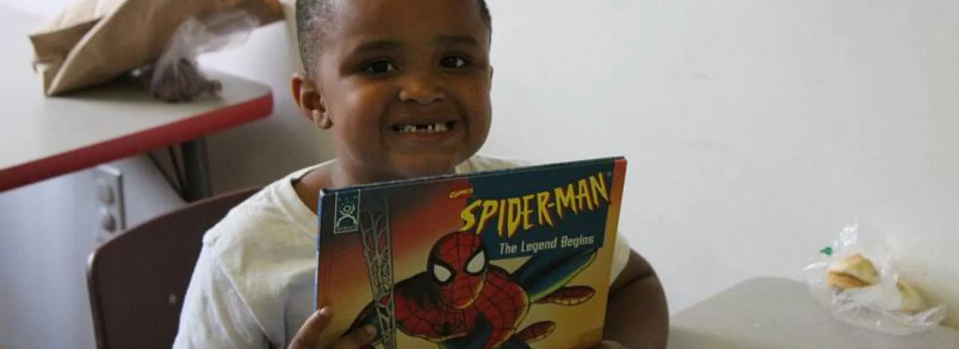 boy with book